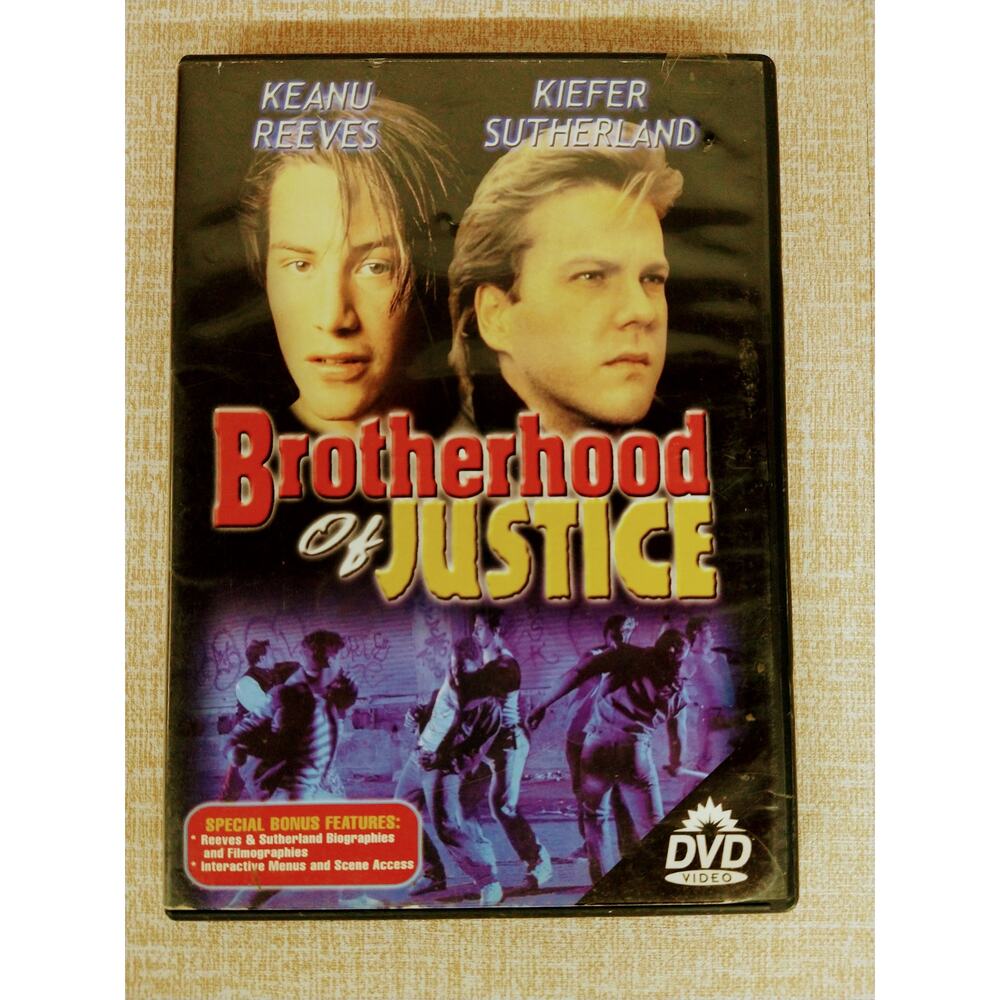 DVD Brotherhood of Justice 1986 - Keanu Reeves / Kiefer Sutherland HTF Vigilante